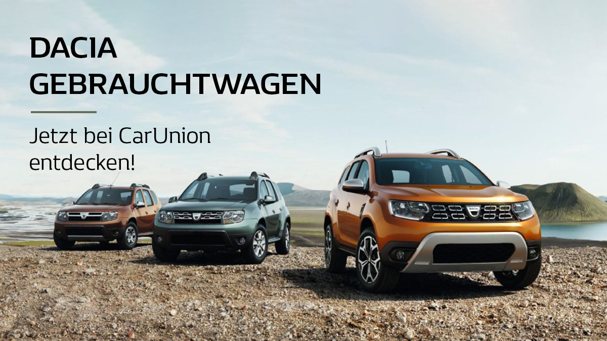 Dacia Gebrauchtwagen online bei CarUnion kaufen